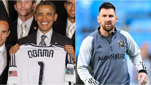 Barack Obama y Lionel Messi.