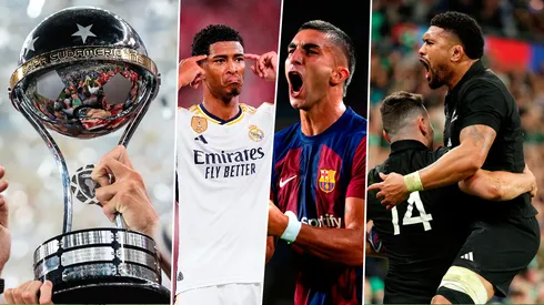 La final de la Copa Sudamericana, El Clásico y la final del Mundial de rugby protagonizan la agenda.