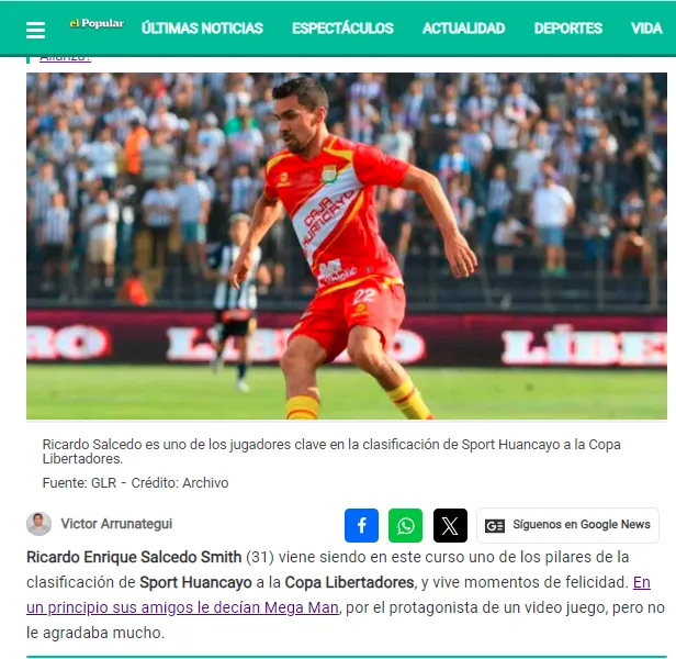 Entrevista a Ricardo Salcedo.