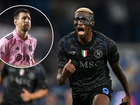 Le dice que no a Arabia Saudita: Osimhen quiere jugar con Messi