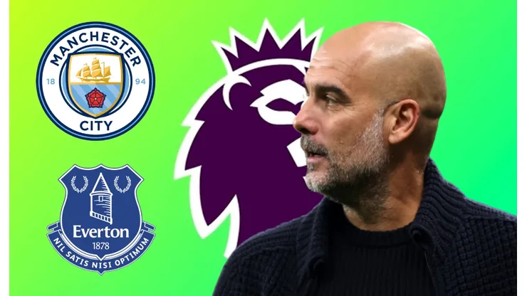 Pep Guardiola, Everton y Manchester City.