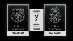 Nuevo logo para Barcelona vs. Real Madrid.