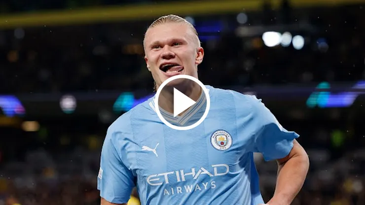 Gol de Haaland para el Manchester City