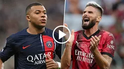 PSG vs. Milan por la Champions League.
