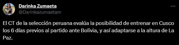 La periodista de ESPN Perú explica lo que haría pronto Juan Reynoso. (Foto: Twitter).