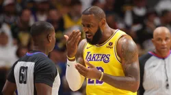 LeBron James en Nuggets vs. Lakers.