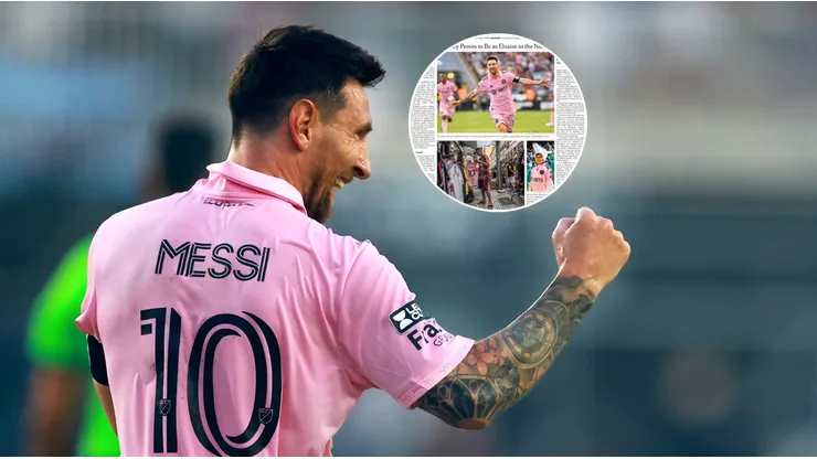 Lionel Messi en The New Yok Times.