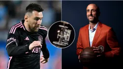 Lionel Messi y Manu Ginóbili.