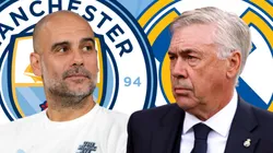 Pep Guardiola y Carlo Ancelotti.