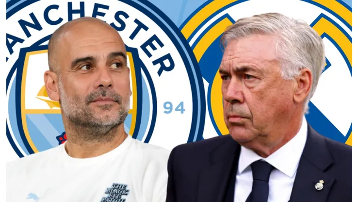 Pep Guardiola y Carlo Ancelotti.