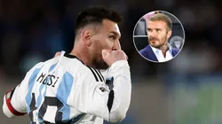 Leo Messi y David Beckham.