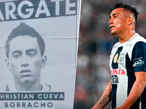 Hinchas de Alianza Lima pegan afiches para pedir salida de Christian Cueva