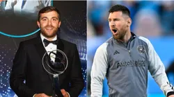 Fabrizio Romano y Leo Messi.