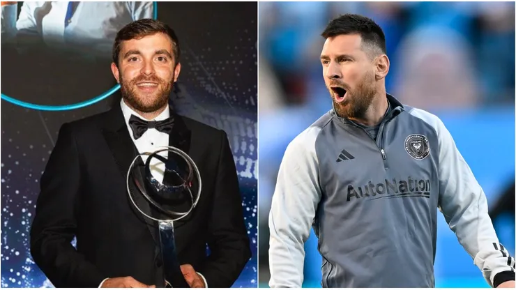 Fabrizio Romano y Leo Messi.