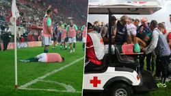 Juankar, agredido en el clásico griego.