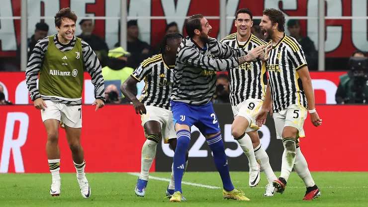 Gol de Manuel Locatelli para la victoria de Juventus sobre AC Milan