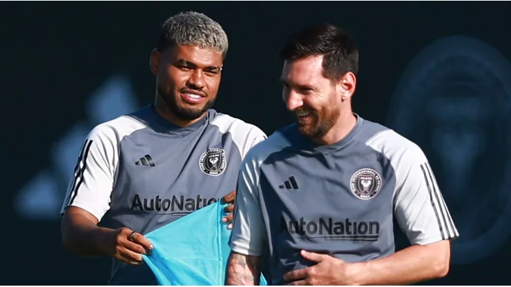 Josef Martínez y Lionel Messi en Inter Miami.