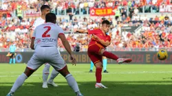 Stephan El Shaarawy le dio el triunfo a la Roma contra el Monza. Getty Images.