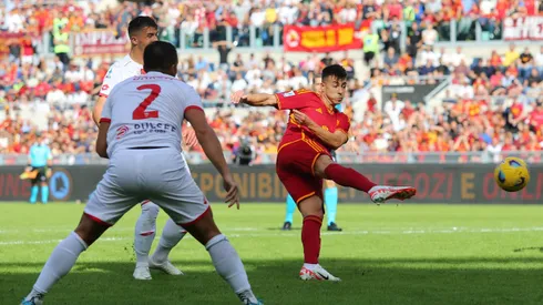 Stephan El Shaarawy le dio el triunfo a la Roma contra el Monza. Getty Images.