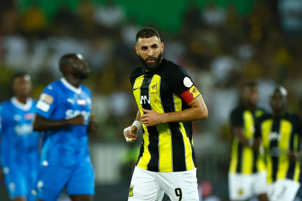 Benzema, el nuevo líder de Al-Ittihad. (Foto: Getty)