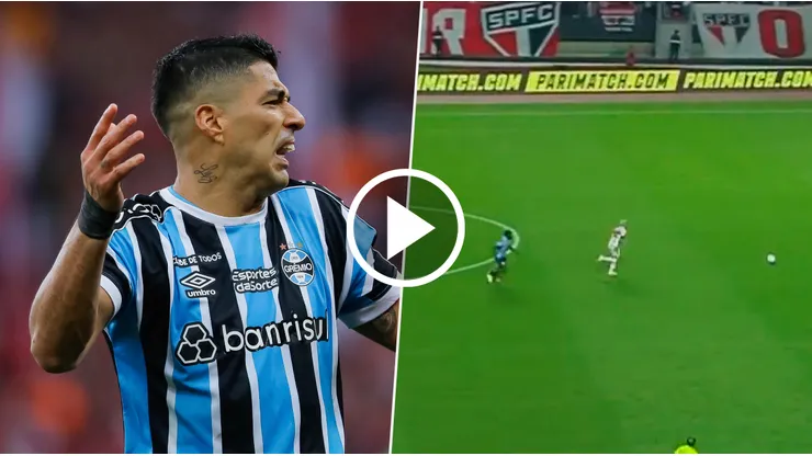Suárez fue titular en la derrota ante São Paulo.
