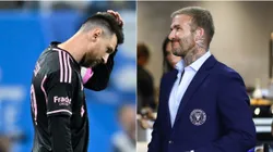 Lionel Messi y David Beckham.