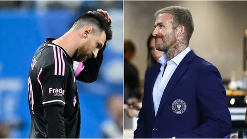 Lionel Messi y David Beckham.