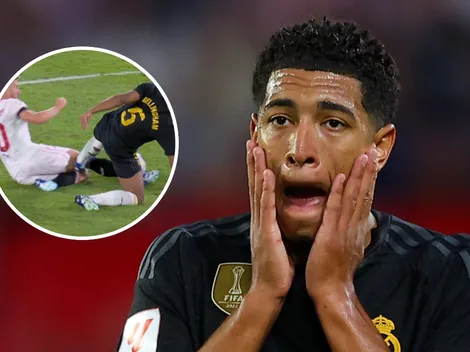 La patada de Bellingham a Rakitic que genera polémica en España