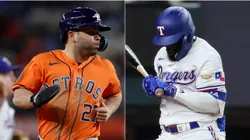 José Altuve y Adolis García.