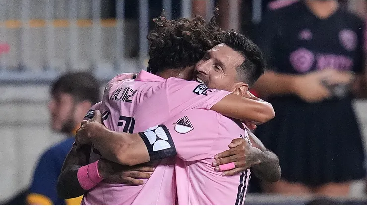 Lionel Messi con una de las joyas de Inter Miami.