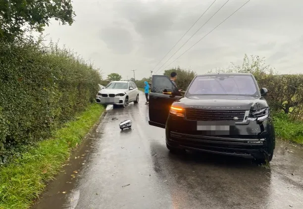 La imagen del accidente protagonizado por Trent Alexander-Arnold (Fuente: The Sun)