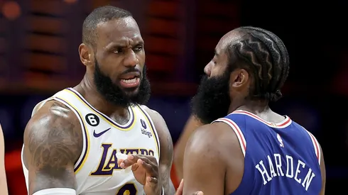 LeBron James y James Harden en la NBA.