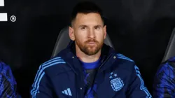 Leo Messi con la Seleccion Argentina.