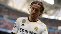 Luka Modric, con un pie afuera de Real Madrid.