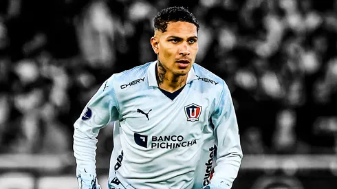 Paolo Guerrero en la Copa Sudamericana.