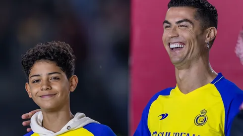 Cristiano Ronaldo, junto a su hijo Cristiano Jr., nueva figura de Al Nassr.