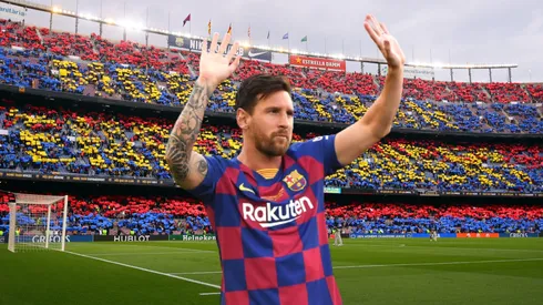 Lionel Messi y el Camp Nou.