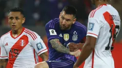 Leo Messi en Argentina vs. Perú por Eliminatorias.