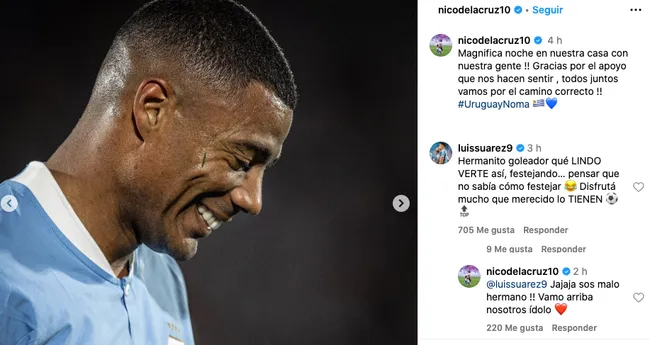 Nicolás de la Cruz instagram 