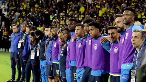 Quito, martes 17 de octubre del 2023. En la cuarta fecha de las Eliminatorias Sudamericanas para la Copa Mundial de la FIFA 2026, la selección Ecuatoriana de Fútbol se enfrenta a su similar de Colombia en el estadio Rodrigo Paz Delgado. Fotos:César Muñoz/API