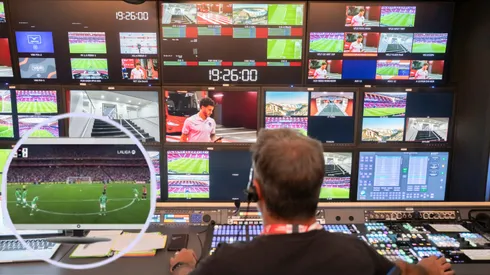 El director de cámaras coordina el trabajo de más de 20 imágenes que se generan al mismo tiempo.