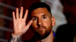 Lionel Messi en Perú vs. Argentina.