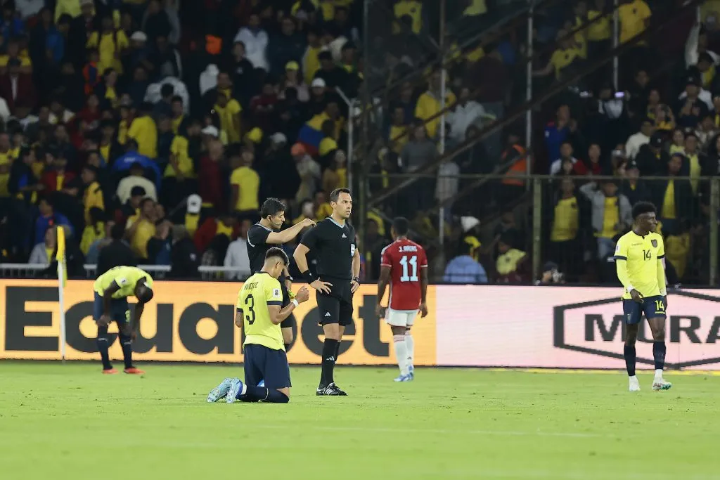 Ecuador se vio muy superado por Colombia en varias ocasiones en la altura de Quito. (FOTO: GettyImages)
