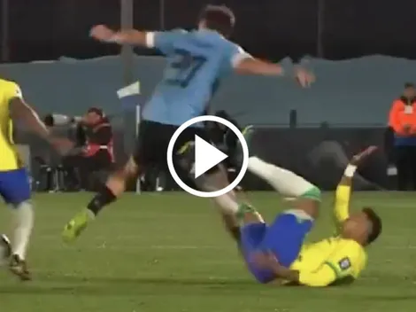 Neymar sufre grave lesión ante Uruguay: La imagen que preocupa en Brasil (VIDEO)