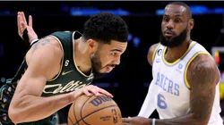 Jayson Tatum y LeBron James