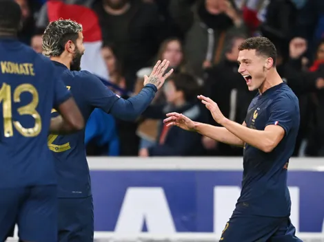 Pese al error de Camavinga, Francia golea a Escocia con un gran Pavard