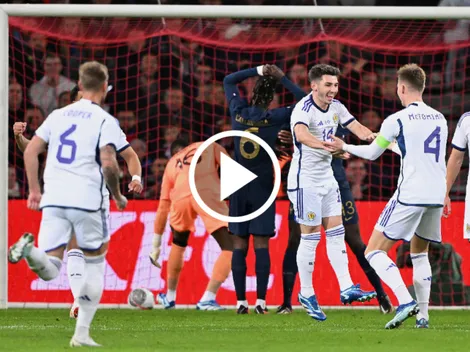 Camavinga cometió un grosero error y permitió un gran gol de Escocia