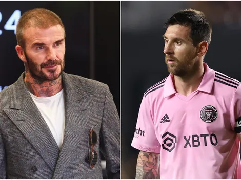 Las palabras de David Beckham que usaron en contra de Lionel Messi