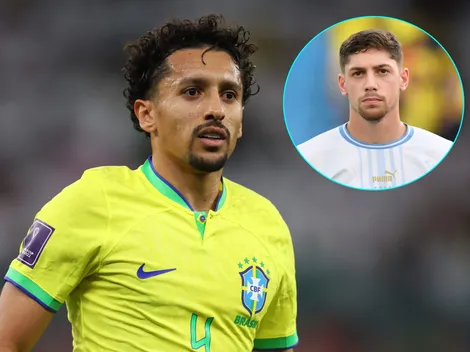 El respeto de Marquinhos al Centenario y las flores a la nueva generación de Uruguay