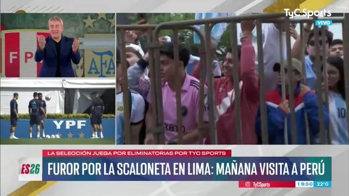 TyC sports capturó los momentos precisos de este hecho impresionante. (Foto: Twitter).